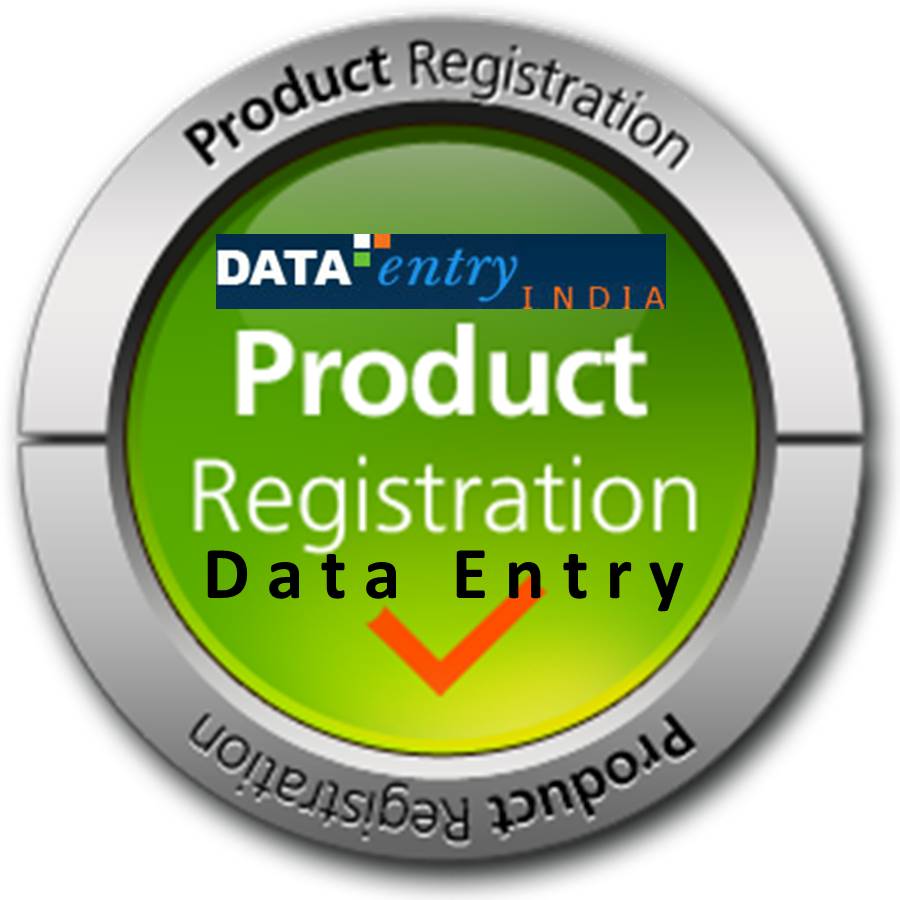 Product Registration Data Entry Services